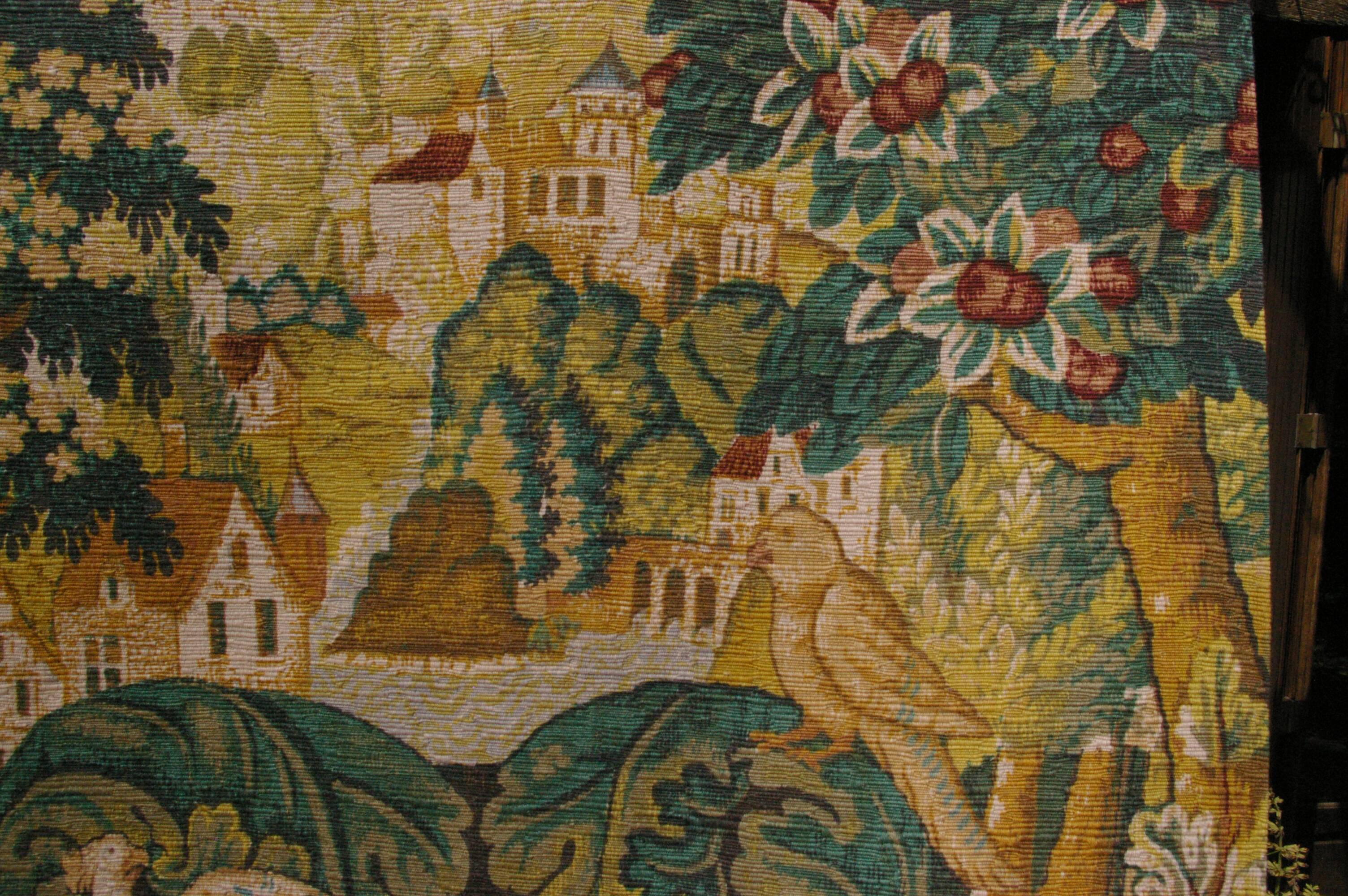 Aubusson tapestry "The Bestiary" - Manufacture Robert Four - Wall hanging