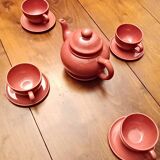Tea service. Niderviller earthenware