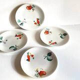 4 vegetable plates Lunéville – France