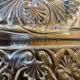 Vintage vallerysthal crystal moulded cut pocket ashtray #