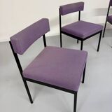 6 anciennes chaises design Dieter Wäckerlin model 101 pour Idealheim 1960