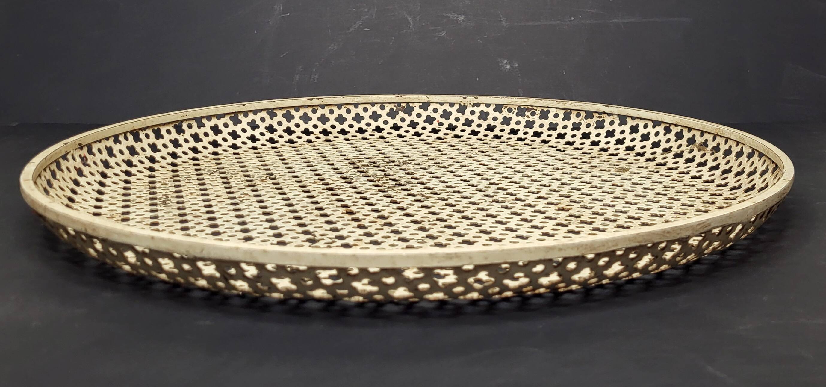 Perforated metal tray / Mathieu Matégot 1950's