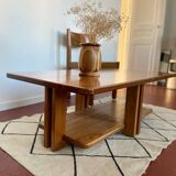Vintage solid elm table