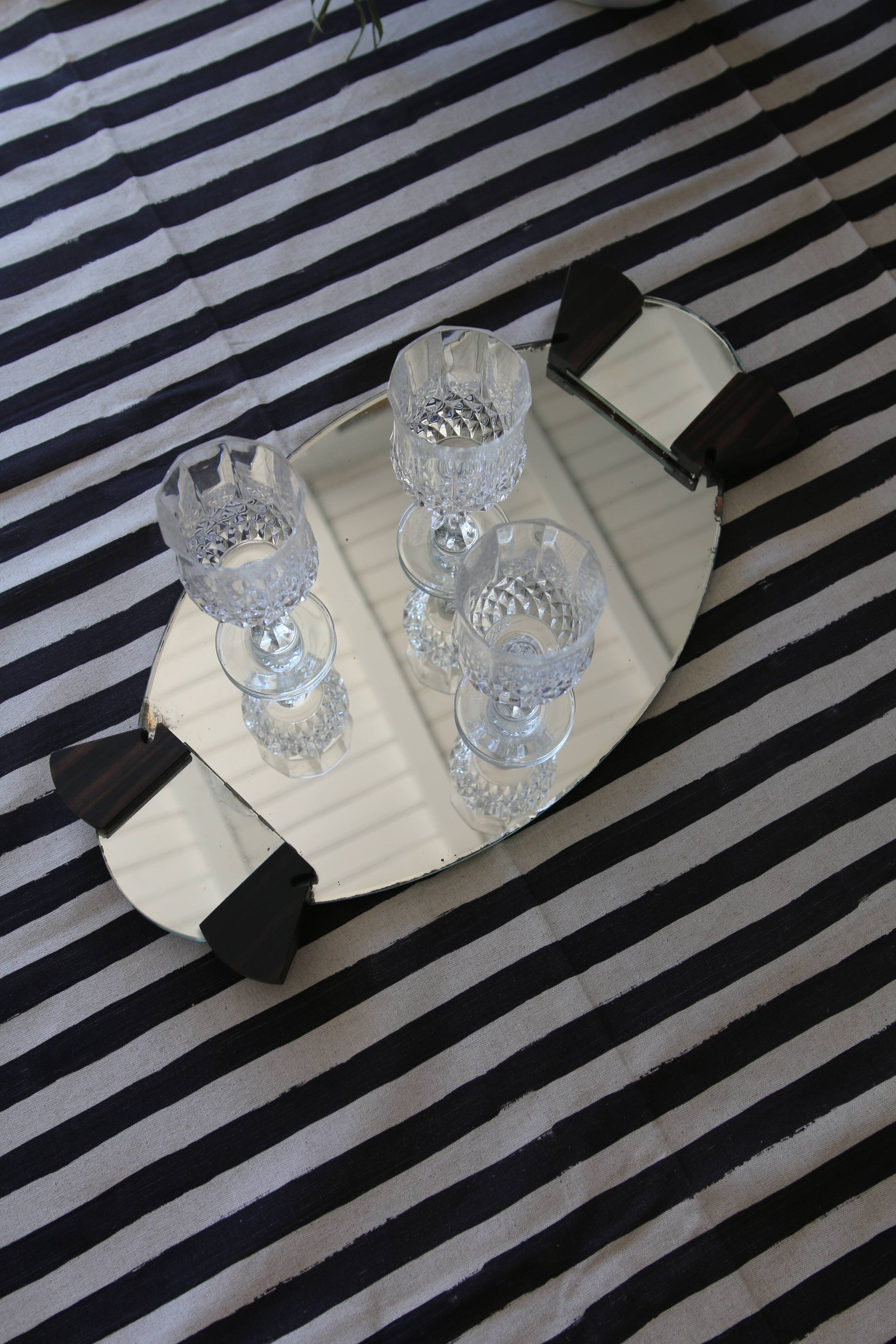 Art Deco mirror tray