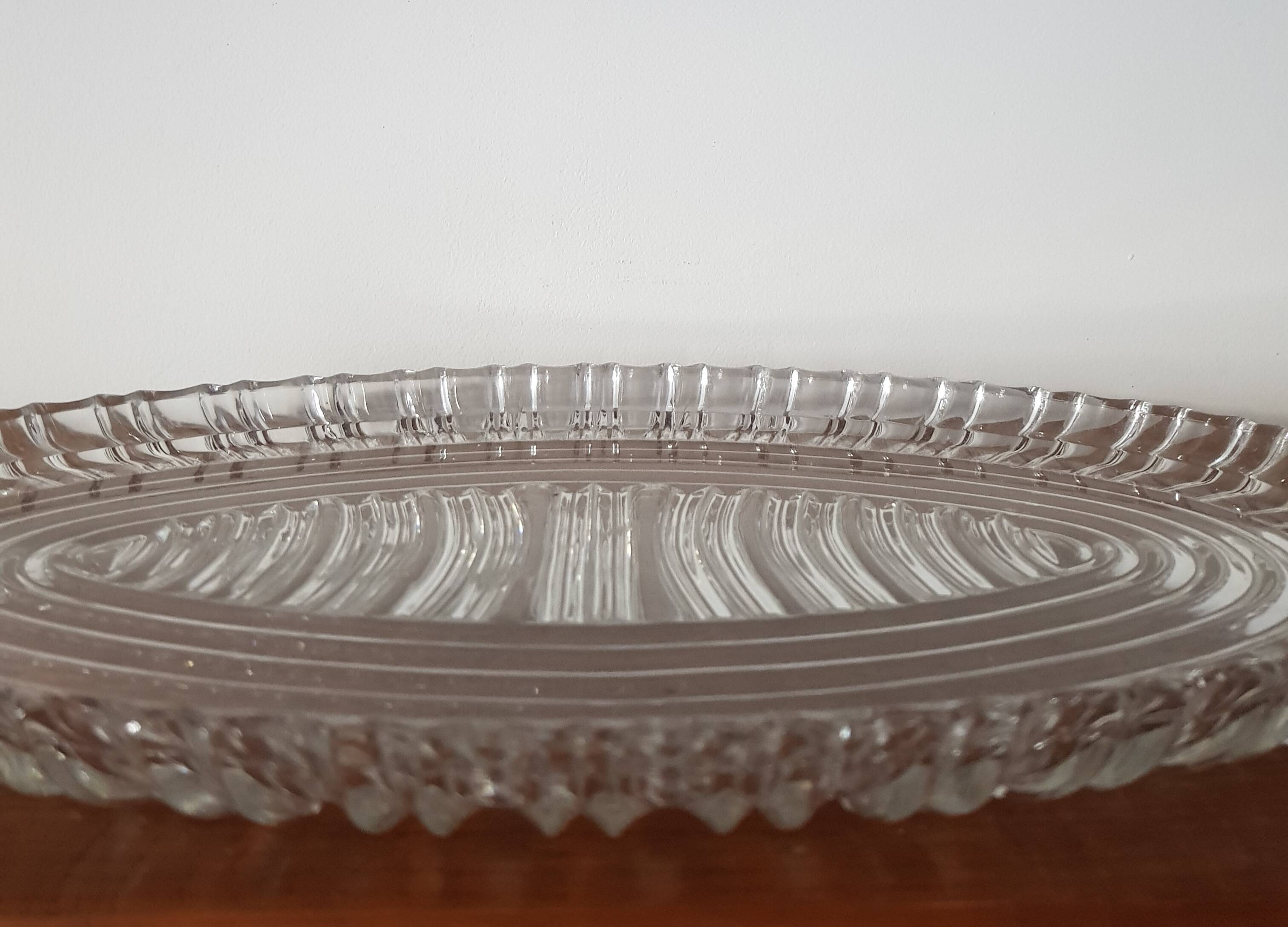 Vintage glass dish