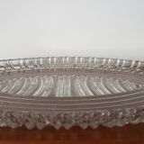 Plat en verre vintage