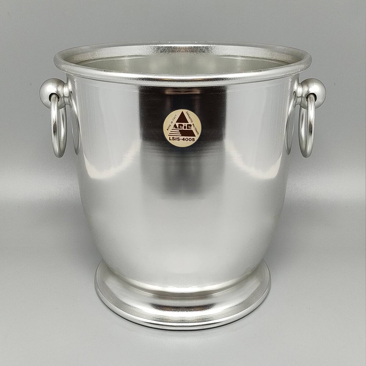 Seau à glace époustouflant des années 1970 par ARIR. Fabriqué en Italie.