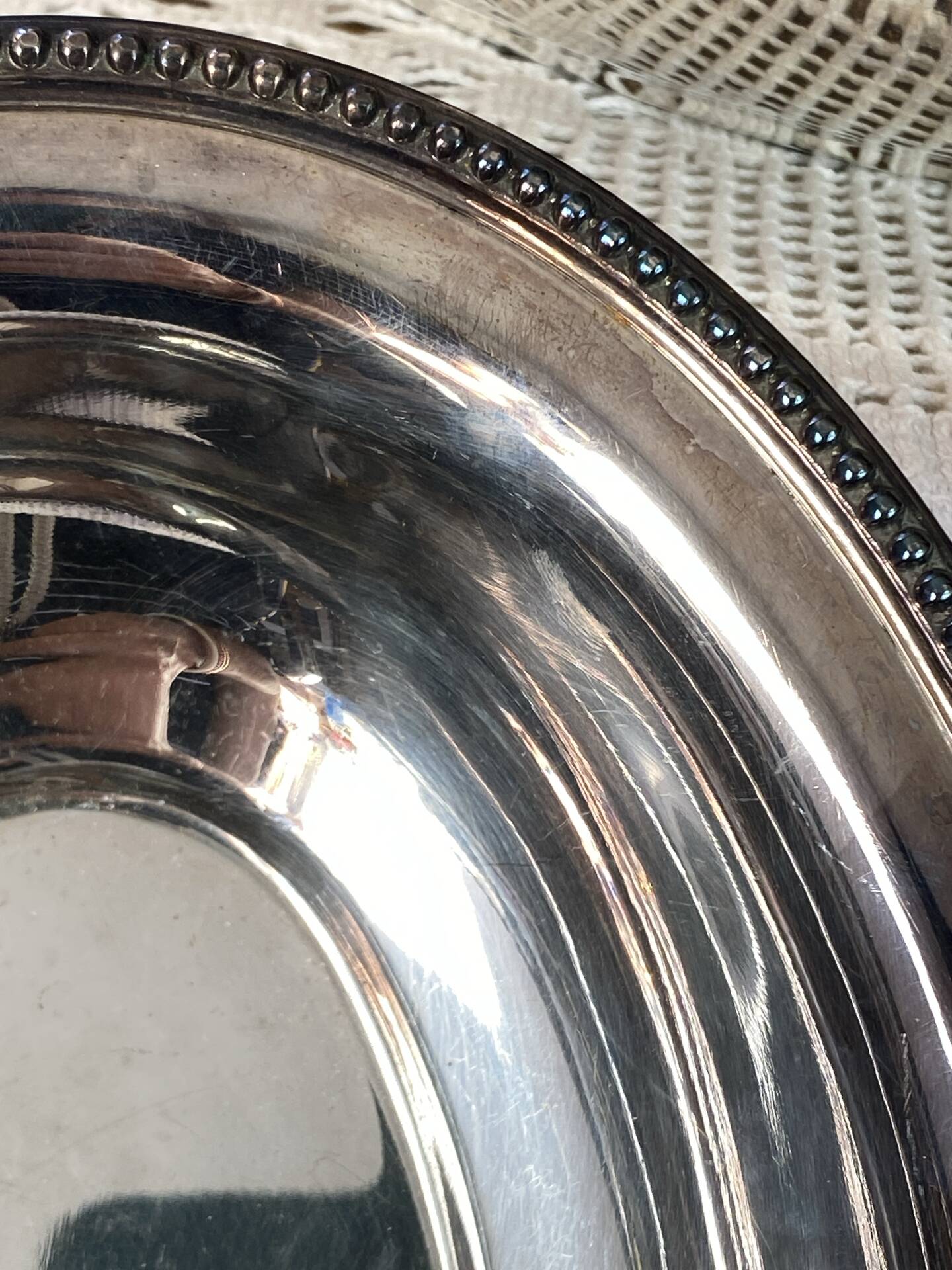 silver-plated metal service trays, Le Mondial silverware