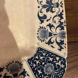 Rectangular dish, Manufacture de Gien, model Carré Bleu