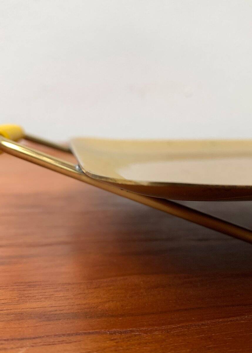 German brass platter from the mid-century by WMF, 1960s