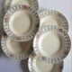 Set of 6 hollow plates Badonvillers chavillé vintage