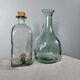 Duo of bottles/carafes, vintage