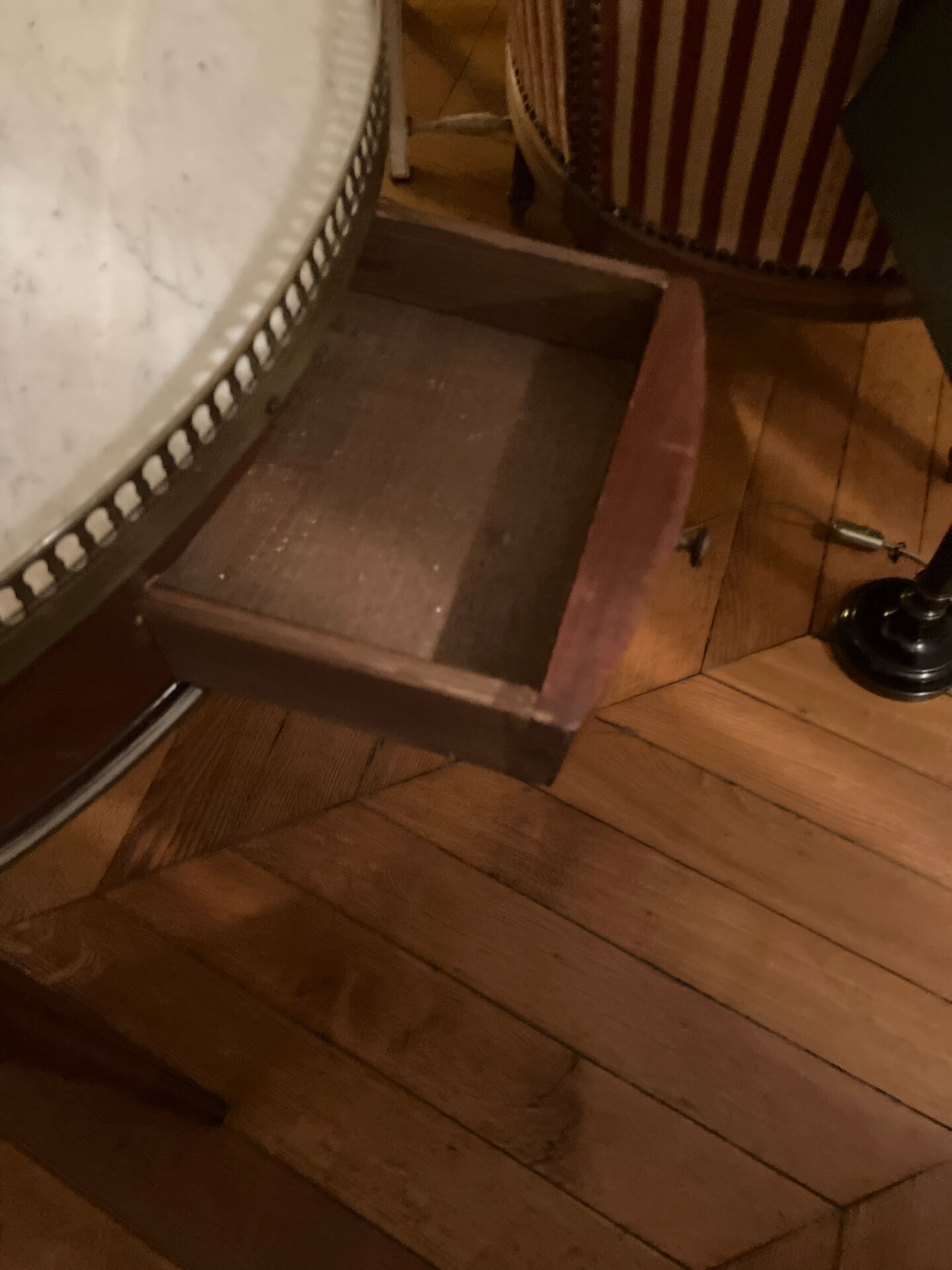 Hot water bottle table