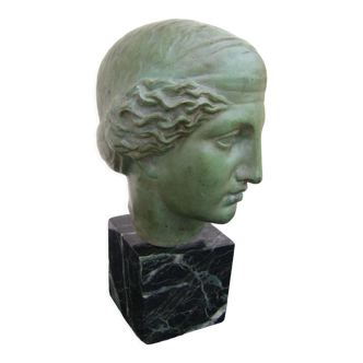 Tête d'Aphrodite en bronze
