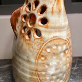 Vintage owl ceramic vase