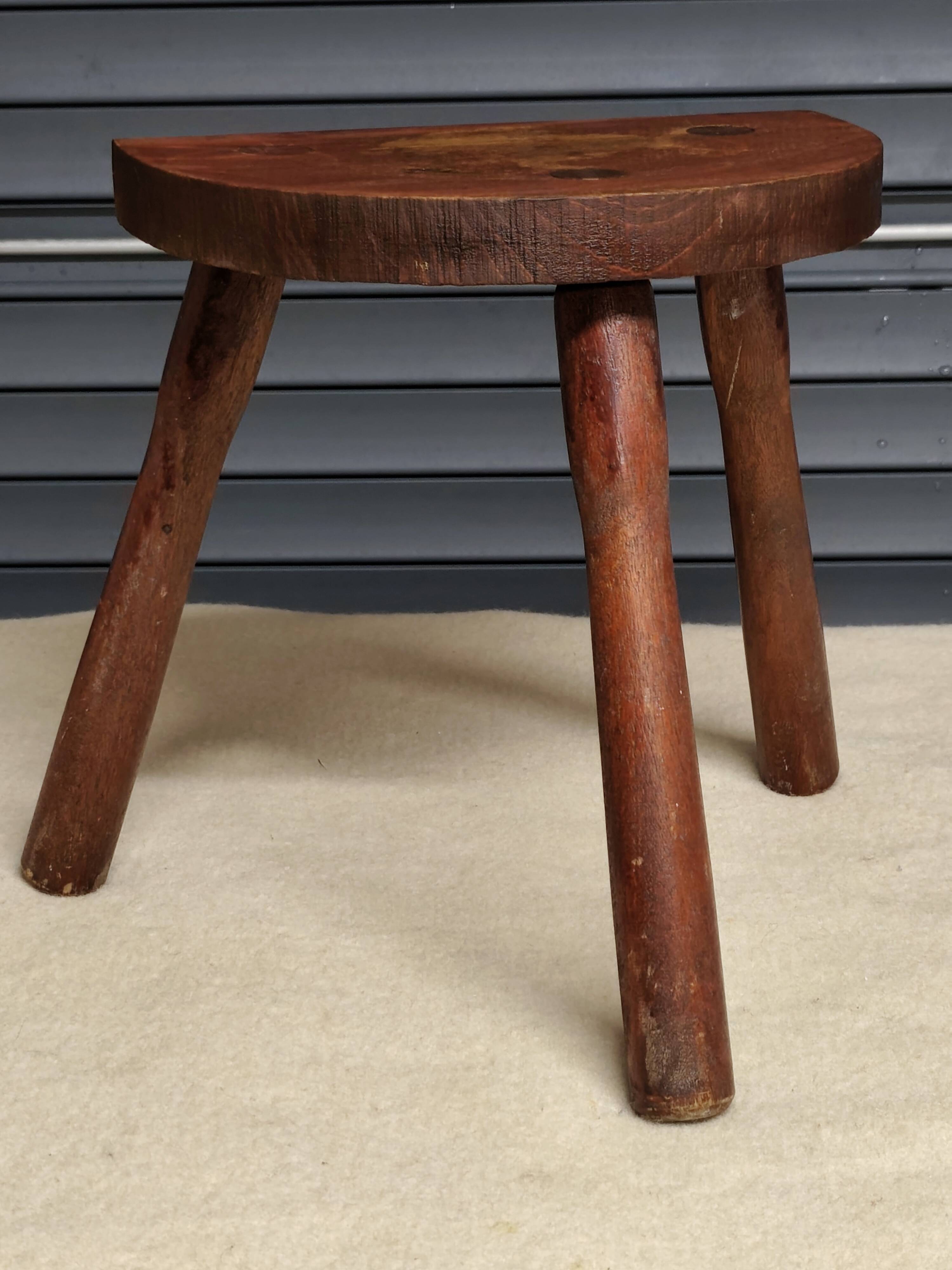 Tabouret de ferme vintage