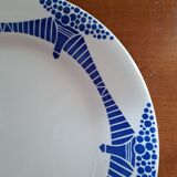 Art deco piedouche plate
