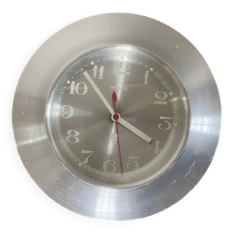 Aluminum clock Vedette