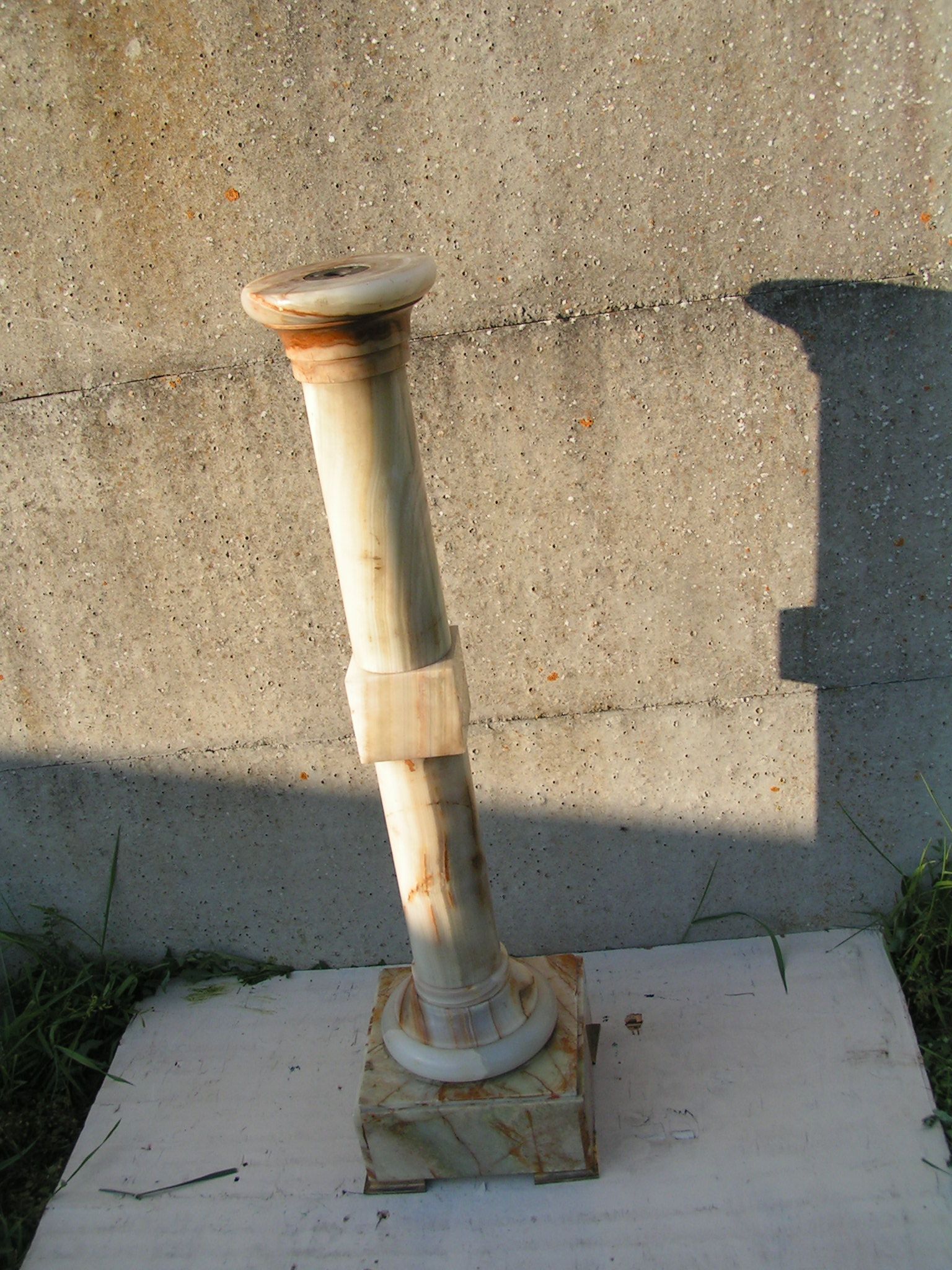 Colonne en onyx