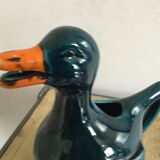 Earthenware duck pitcher
