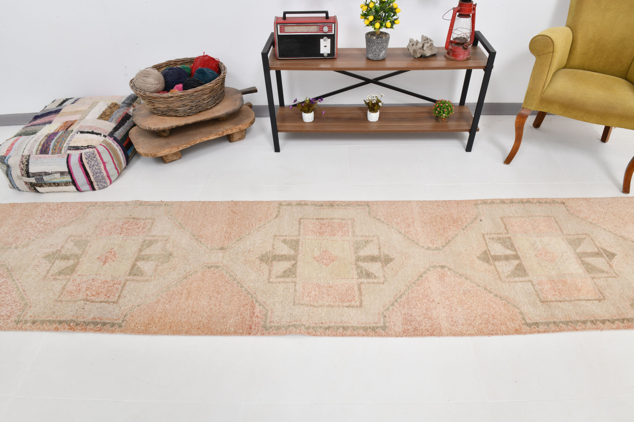 3x12 long stair turkish runner rug 369x82cm