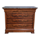 Mahogany chest of drawers, Louis-Philippe style – Late 19th century