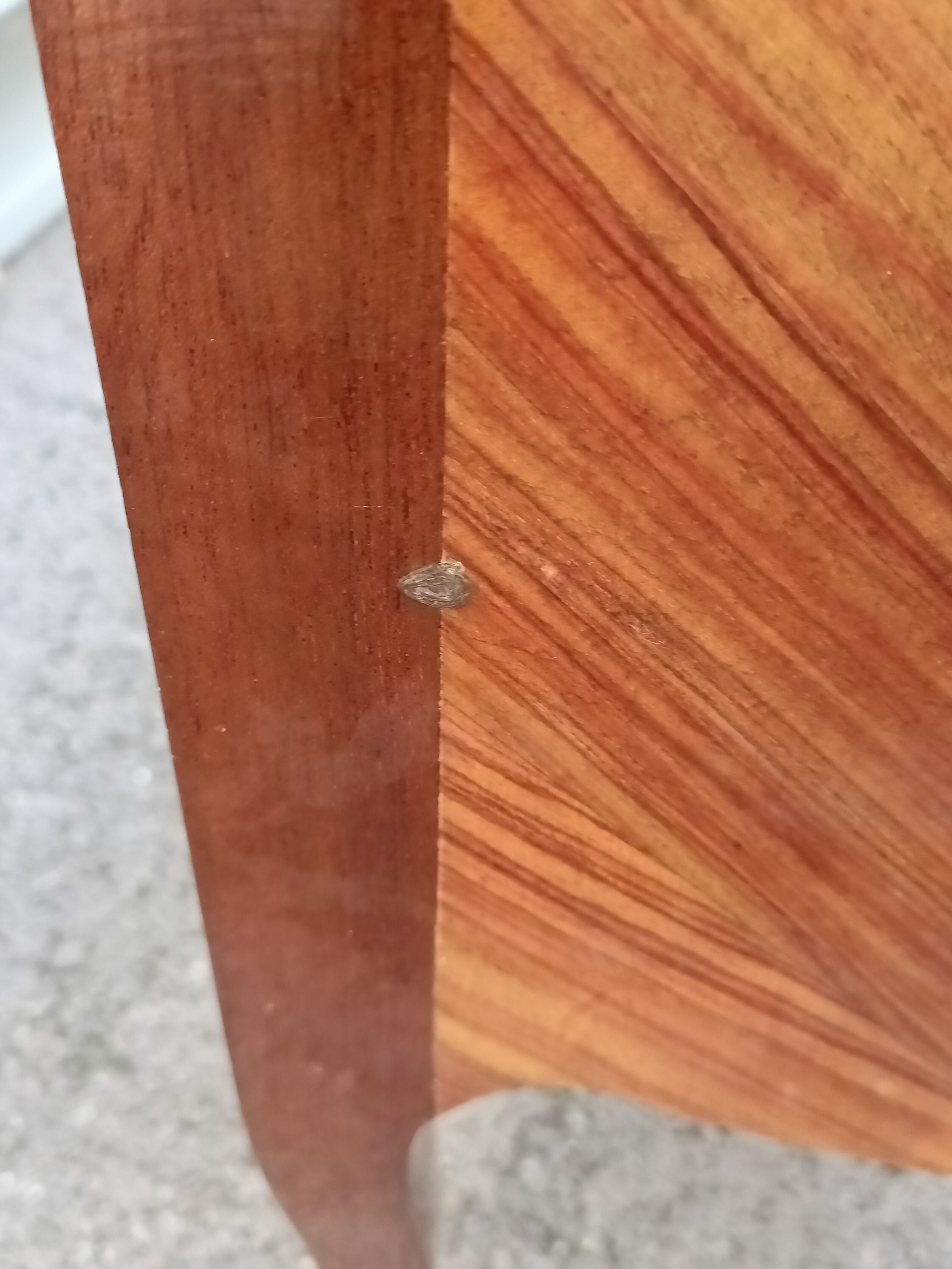 Dresser chiffon marquetry style louis xv marble top