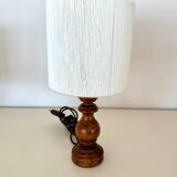 Wood and cotton lamp