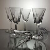 6 crystal saint louis wine glasses cerdanya model