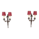 Louis XVI Style Bronze Sconces, Set of 2
