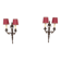 Louis XVI Style Bronze Sconces, Set of 2