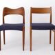 Arne Hovmand-Olsen Teak Chair for Mogens Kold, 1950s Danish