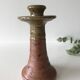 Stoneware vintage candlestick