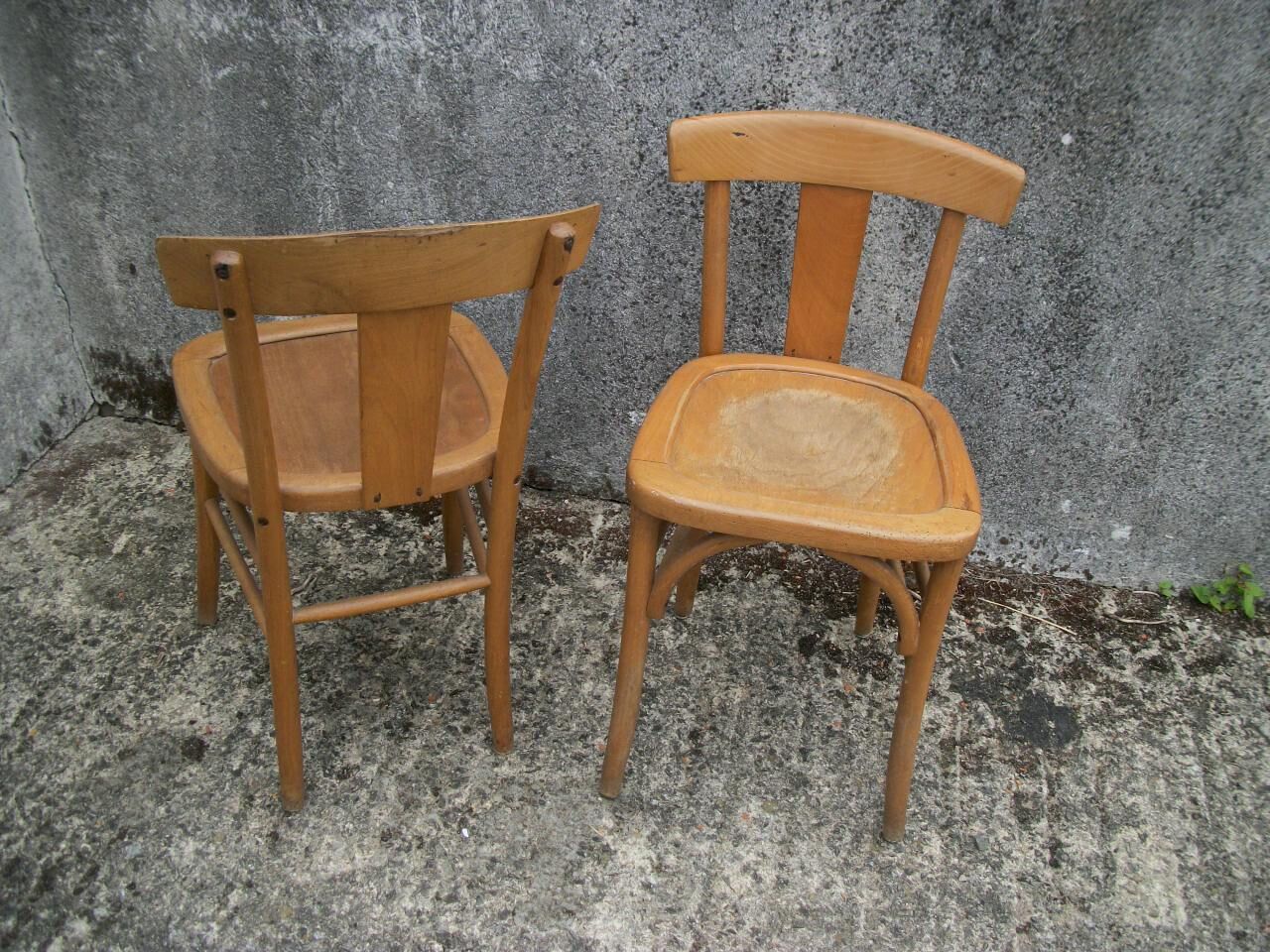 Pair of bistro chairs