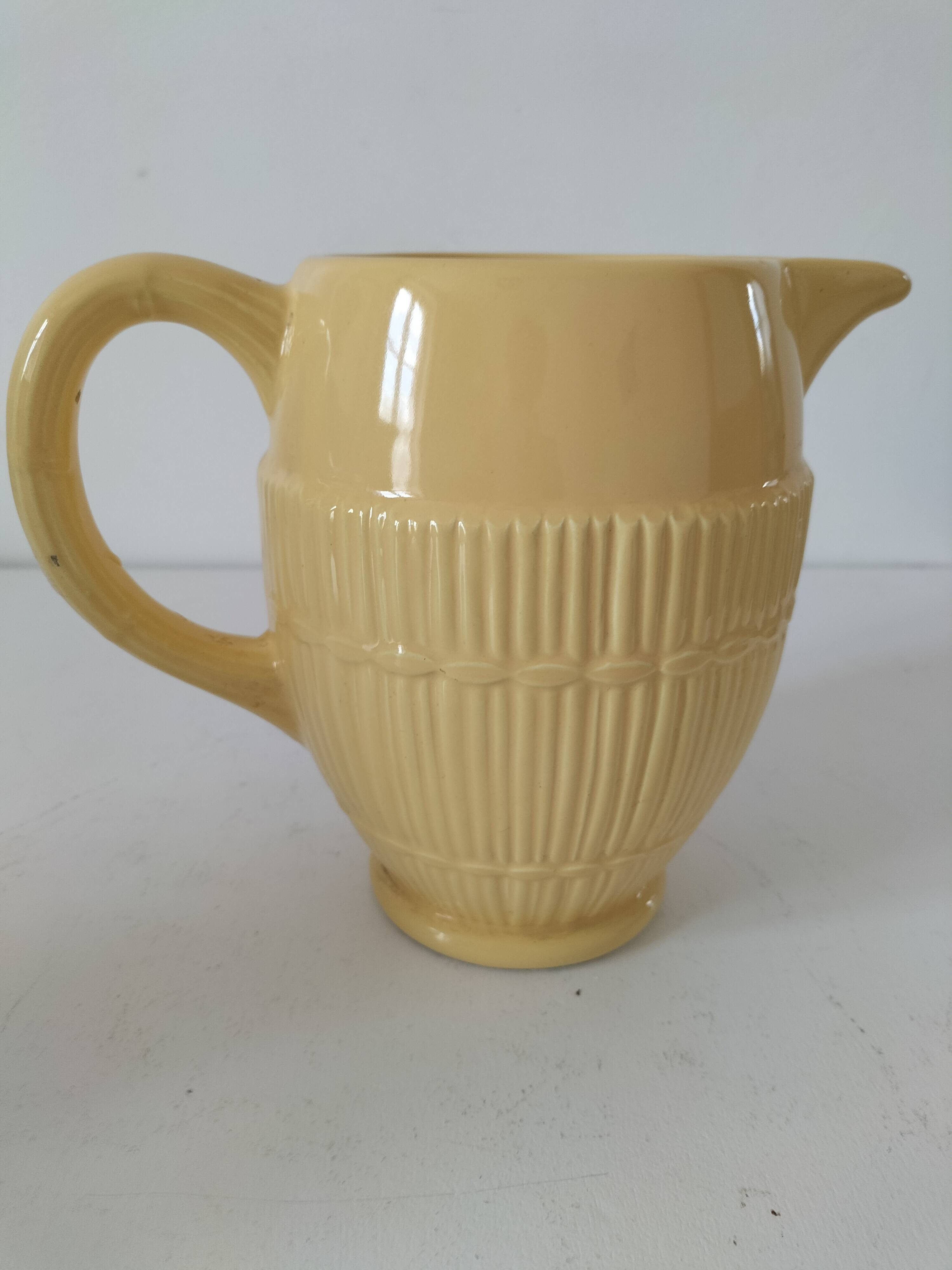 Saint Clément Barbotine Pitcher from the 50s