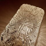 Vintage Brutalist Glass Sconce