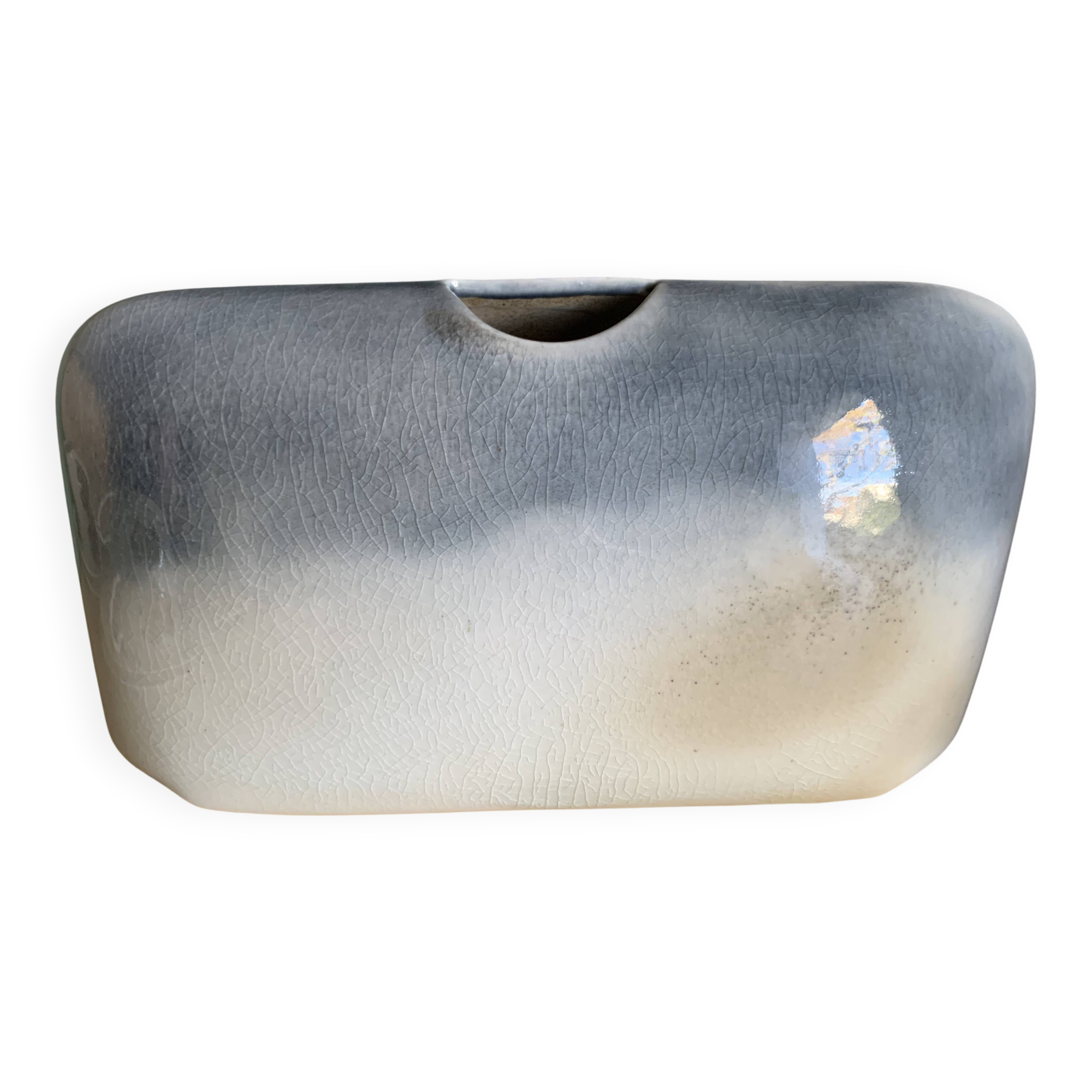 Large designer vase attributed to Pierre Lèbe, 1970