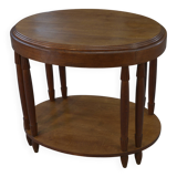 Art Deco solid oak oval table 1930