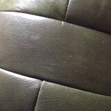 Sede leather patchwork pouf