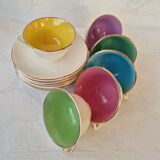 6 digoin coffee cups