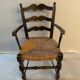 Provençal straw chair