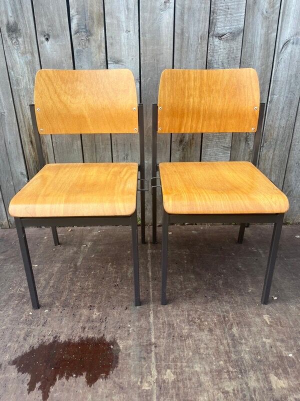 Beautiful vintage industrial office chairs – Gijs van der Sluis (68 in stock)