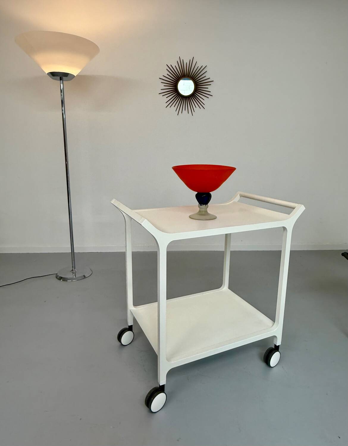 Scandinavian trolley on wheels design Claesson Koivisto Rune Swedese year 90