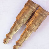 2 ornements de piètements meubles en bronze