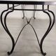 Table de jardin fer