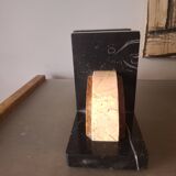 Art deco marble bookends