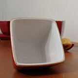 Service of 5 cups and saucers