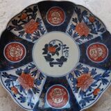 5 IMARI PLATES JAPAN 19th century scalloped floral motifs, FUKI CHOSHUN Arita
