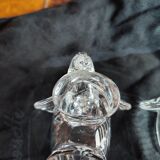 Pairs empty pockets / ashtray elephants crystal valves