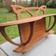 Art nouveau wall shelf